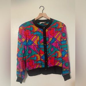 Rare. Vintage. Adrianna Papell. Button down. Jacket.